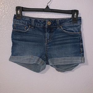PSNY blue girls 8 jean shorts